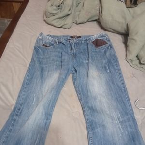 Red Snap Jeans